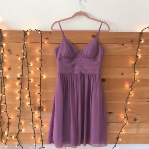 Lavender bridesmaid or prom dress